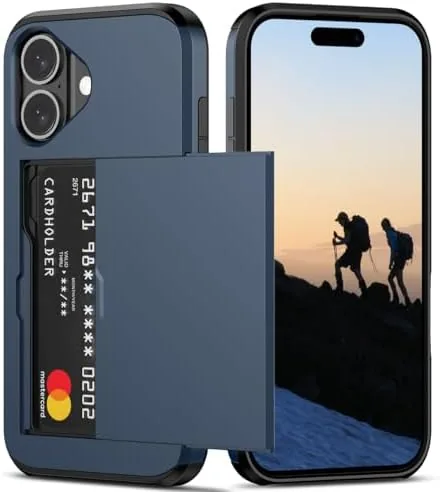 Nvollnoe for iPhone 16 Case with Card Holder Blue | Heavy Duty Protective Dual Review: Tested and Rated