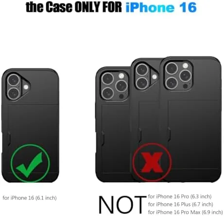 Testing the Nvollnoe for iPhone 16 Case with Card Holder Blue | over two weeks