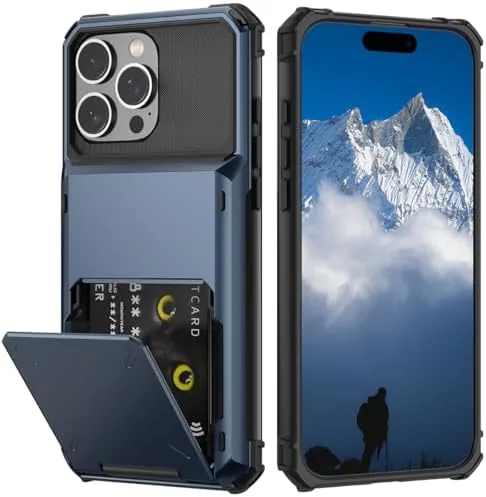 Nvollnoe for iPhone 16 Pro Max Case with Card Holder[Store 5 Cards] | Dual Review: Tested and Rated
