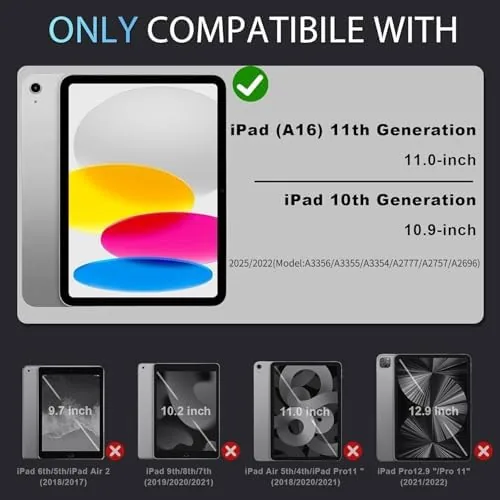 Close look at the Auizotl Case for iPad 11-inch A16 11th /iPad 10th Generation build quality