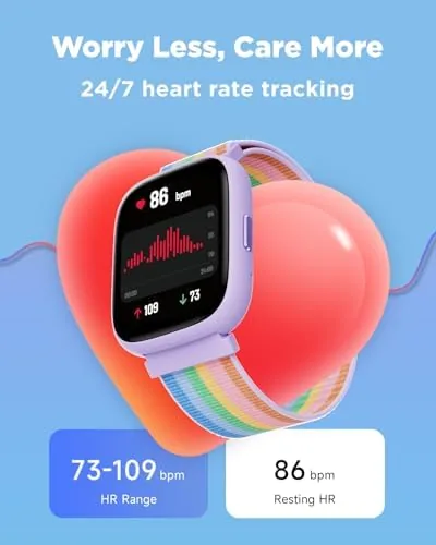 Another view of the BIGGERFIVE Smart Watch for Kids, 1.8" Fitness Tracker Watch with