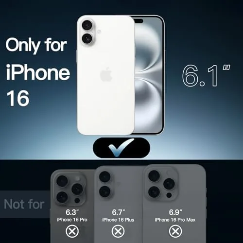 Close look at the JETech Case for iPhone 16, Anti-Yellowing, Clear | Shockproof Protection build quality