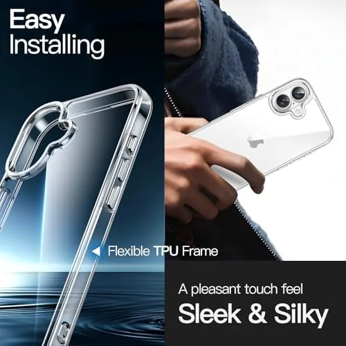 The JETech Case for iPhone 16, Anti-Yellowing, Clear | Shockproof Protection compared in context