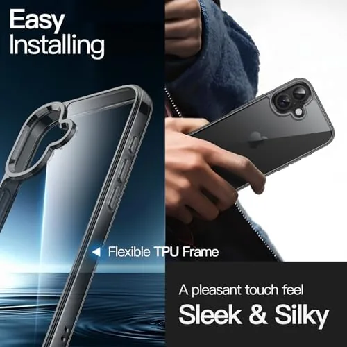 The JETech Case for iPhone 16, Anti-Yellowing, Black | Shockproof Protection compared in context