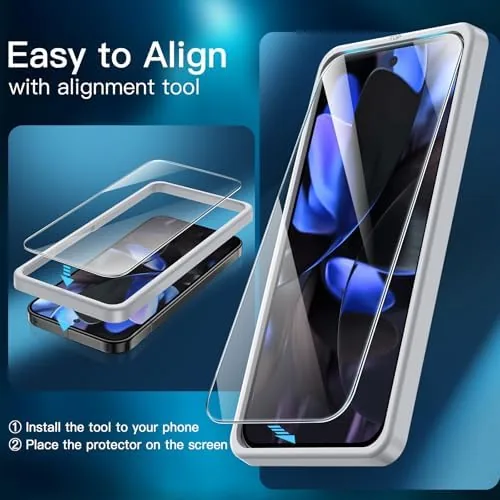 Another view of the JETech Screen Protector for Google Pixel 10/10 Pro/9/9 Pro, 3-Pack