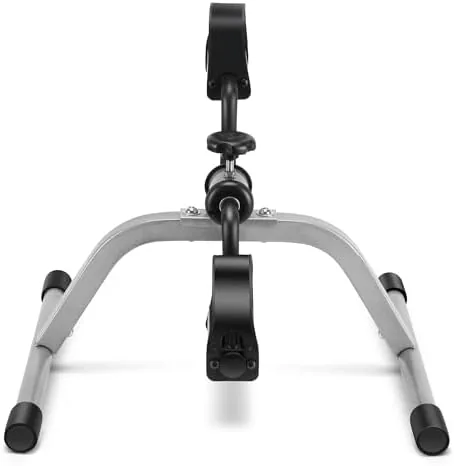 Close up of the resistance dial and digital display on the RYGEO pedal exerciser