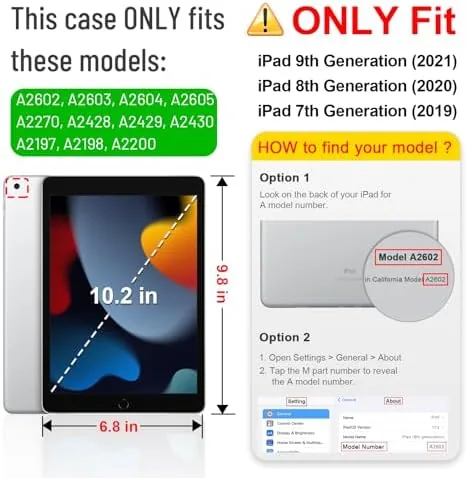 Close look at the Fintie Kid-Friendly Case for iPad 9th / 8th / 7th build quality