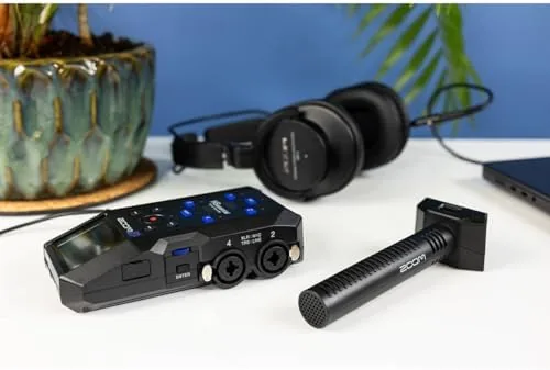 Another view of the Zoom SSH-6e Stereo Shotgun Microphone Capsule for H6 essential, H5