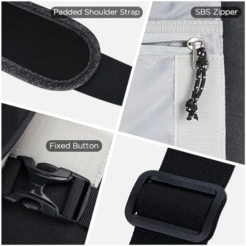 Close look at the Messenger Bag for Women, 17 Inch Laptop Crossbody Bags Men build quality