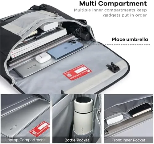 The Messenger Bag for Women, 17 Inch Laptop Crossbody Bags Men in real use