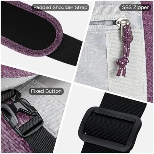 Close look at the Messenger Bag for Women, 17 Inch Laptop Crossbody Bags Men build quality