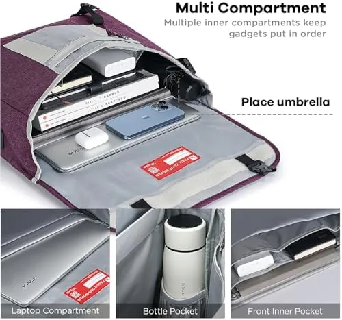 The Messenger Bag for Women, 17 Inch Laptop Crossbody Bags Men in real use