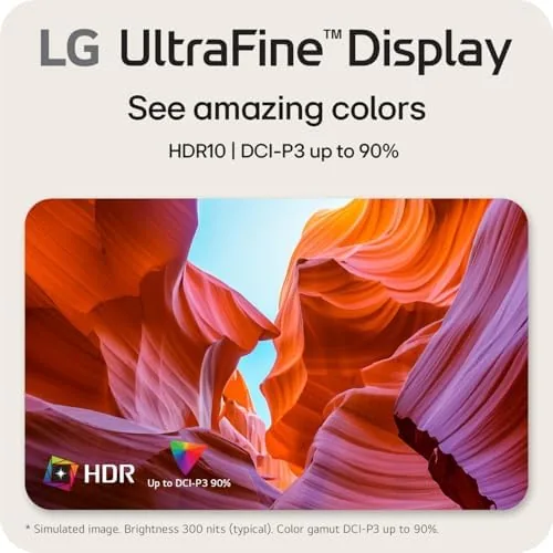Photo editing workspace showing color accuracy on the LG Ultrafine monitor