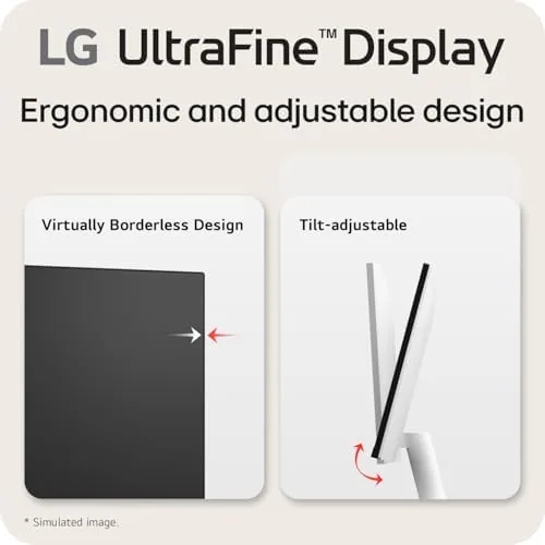 Split screen productivity layout on the LG 27US500-W 4K display