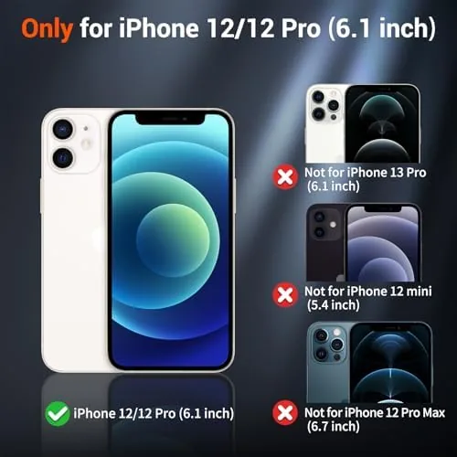 Close look at the SUPFINE Magnetic for iPhone 12 Case/iPhone 12 Pro Case Blue build quality