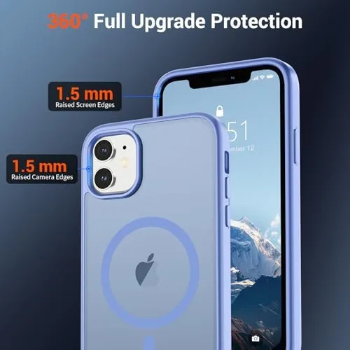 The SUPFINE Magnetic for iPhone 12 Case/iPhone 12 Pro Case Blue in real use