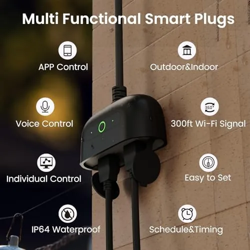 Testing the GHome Smart Outdoor Smart Plug, Smart Home Wi-Fi Outlet with over two weeks