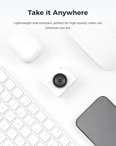 The OBSBOT Meet 2-4K Webcam for PC with 1/2" Sensor, AI compared in context
