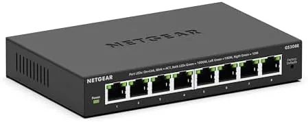 NETGEAR 8-Port Gigabit Ethernet Easy Smart Managed Network Switch (GS308E) | Essentials Model, Desktop Review: Tested and Rated