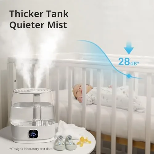 Another view of the Humidifiers for Bedroom Home, 6L Cool and Warm Mist Air