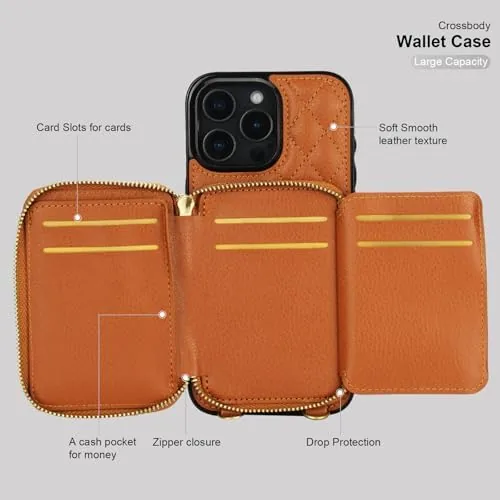 Testing the Bocasal Crossbody Wallet Case Card Holder for iPhone 16 Pro over two weeks