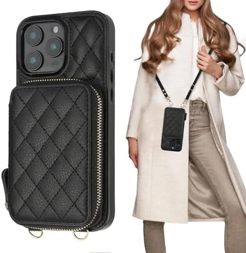 Bocasal Crossbody Wallet Case Card Holder for iPhone 16 Pro Max Black | RFID Review: Tested and Rated
