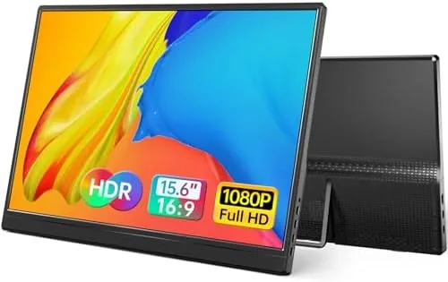 Overview of the Yxk Portable Monitor 15.6 Inch 1080P 60Hz IPS HDR Ultra-Slim