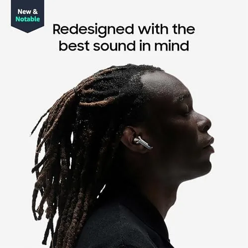 The Samsung Galaxy Buds 3 Pro AI True Wireless Bluetooth Earbuds in real use