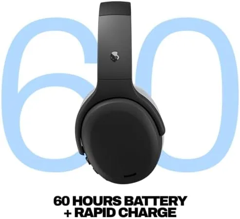 Detail shot of the Skullcandy Crusher ANC 2 Noise Cancelling Wireless Headphones - Asphalt features