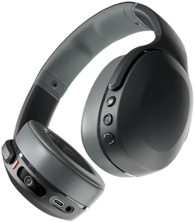 Overview of the Skullcandy Crusher Evo Wireless Multi-Sensory Bass Headphones - Asphalt |