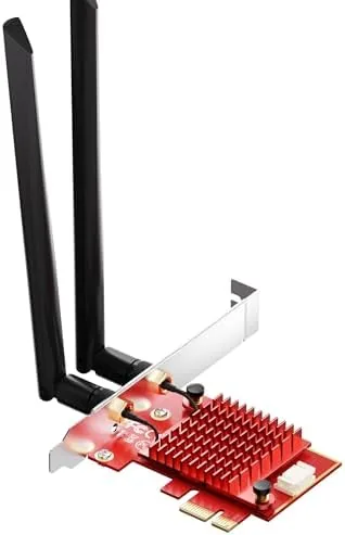 Overview of the WiFi 6E PCIe Card, Intel AX210 Chip, 5400Mbps Tri-Band