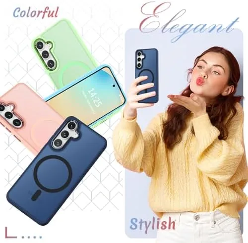 The YENAPOON for Samsung Galaxy S24 FE Case, Matte Magnetic Case compared in context