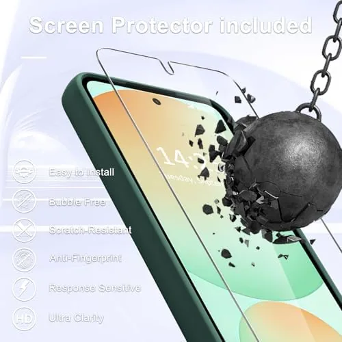 Another view of the YENAPOON for Samsung Galaxy S24 FE Case, Matte Magnetic Case