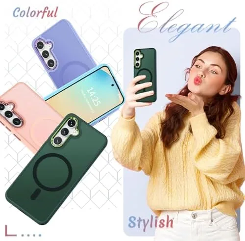 The YENAPOON for Samsung Galaxy S24 FE Case, Matte Magnetic Case compared in context
