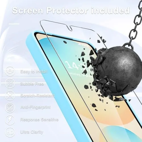 Another view of the YENAPOON for Samsung Galaxy S24 FE Case, Matte Magnetic Case