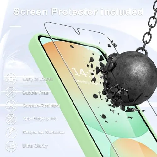 Another view of the YENAPOON for Samsung Galaxy S24 FE Case, Matte Magnetic Case