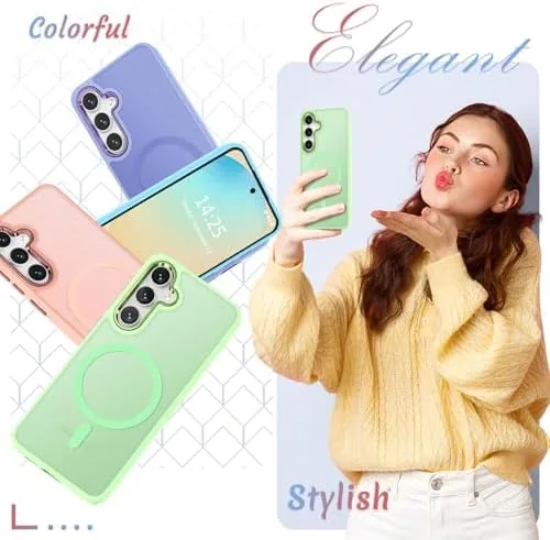 The YENAPOON for Samsung Galaxy S24 FE Case, Matte Magnetic Case compared in context