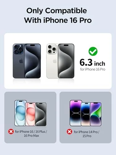 Close look at the PDDKISS Compatible for iPhone 16 Pro Privacy Screen Protector | build quality