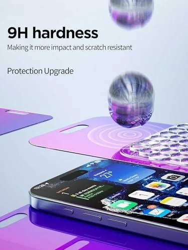 The PDDKISS Compatible for iPhone 16 Pro Privacy Screen Protector | in real use