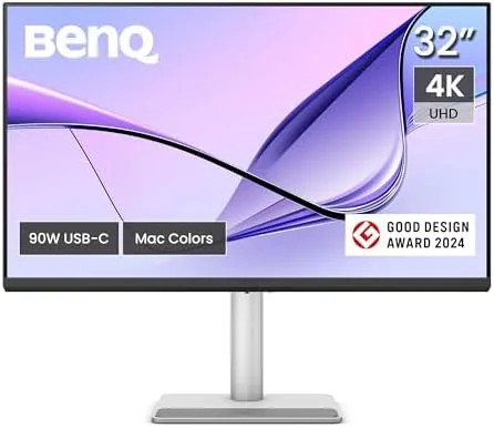 BenQ MA320U 32" 4K 3840x2160 Monitor for MacBook® Pro/Air, Dual USB-C, 90W Power Delivery Review: Tested and Rated
