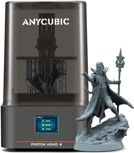 ANYCUBIC 10K Resin 3D Printer, Photon Mono 4 | LCD 3D Printer with 7-inch Review: Tested and Rated