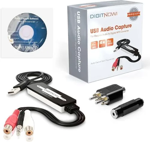 USB 2.0 Audio Capture Card for Vinyl Records, Audio Grabber for Cassette Tapes to Review: Tested and Rated