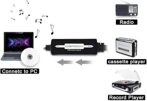 Close look at the USB 2.0 Audio Capture Card for Vinyl Records, Audio Grabber build quality