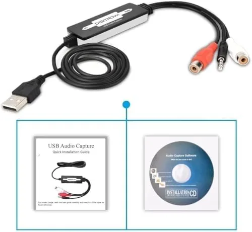 The USB 2.0 Audio Capture Card for Vinyl Records, Audio Grabber compared in context