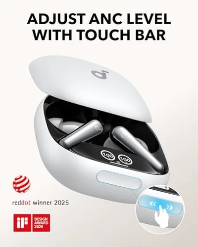 Close look at the Soundcore Liberty 4 Pro by Anker Noise Cancelling Wireless Earbuds build quality