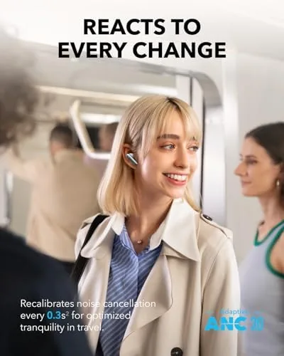 The Soundcore Liberty 4 Pro by Anker Noise Cancelling Wireless Earbuds in real use