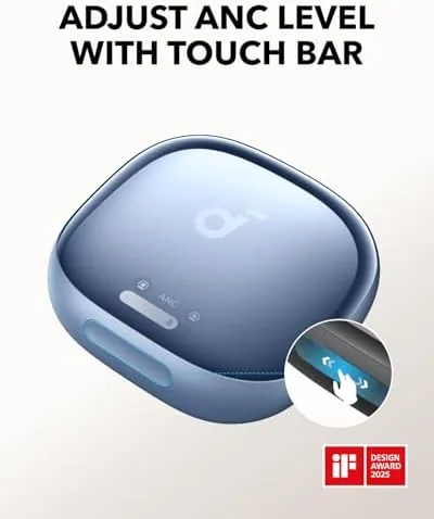 Close look at the Soundcore Liberty 4 Pro by Anker Noise Cancelling Wireless Earbuds build quality