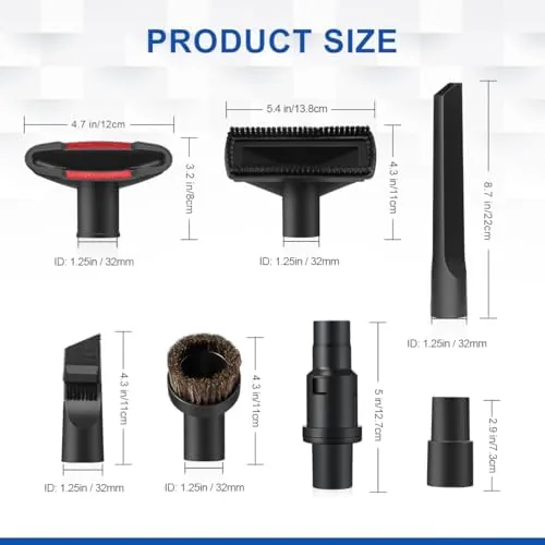 The LANMU kit beside a generic vacuum attachment set