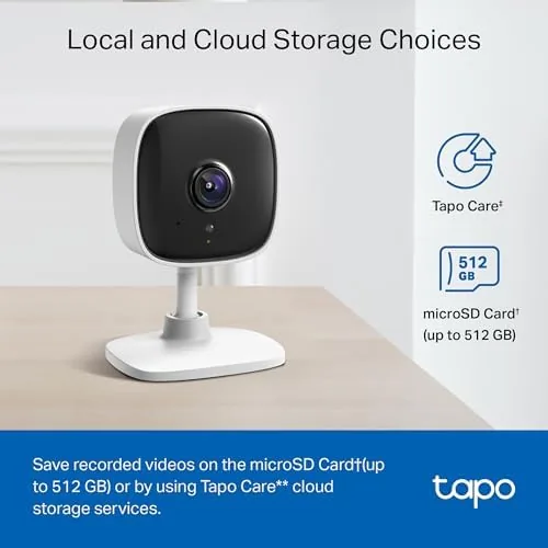 The Tapo 1080P Indoor Security Camera, Baby Monitor, Dog Camera, C100(4-Pack) in real use