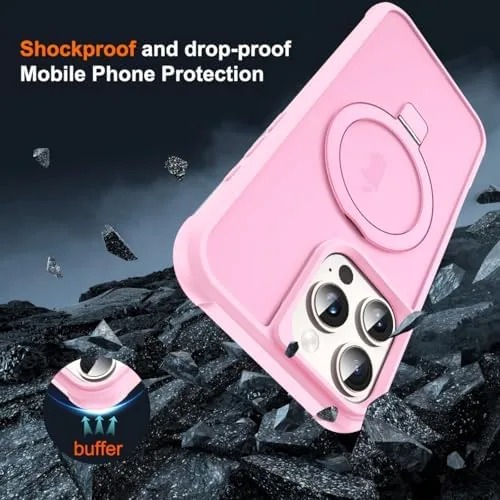 Testing the SKYLMW Compatible with iPhone 16 Pro Case with Stand,Pink | over two weeks